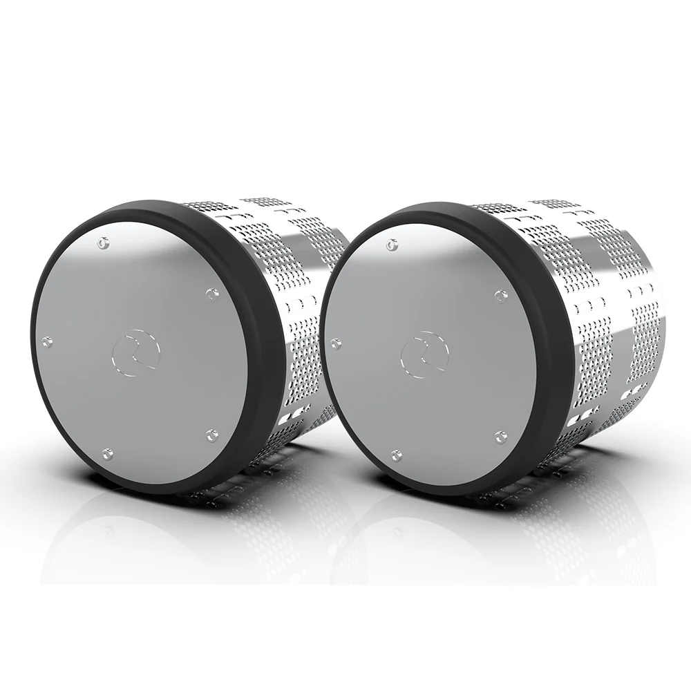 Hybrid Stainless Steel Black Paintable Taper Style Front or Rear Axle Cover Kit - Image 3