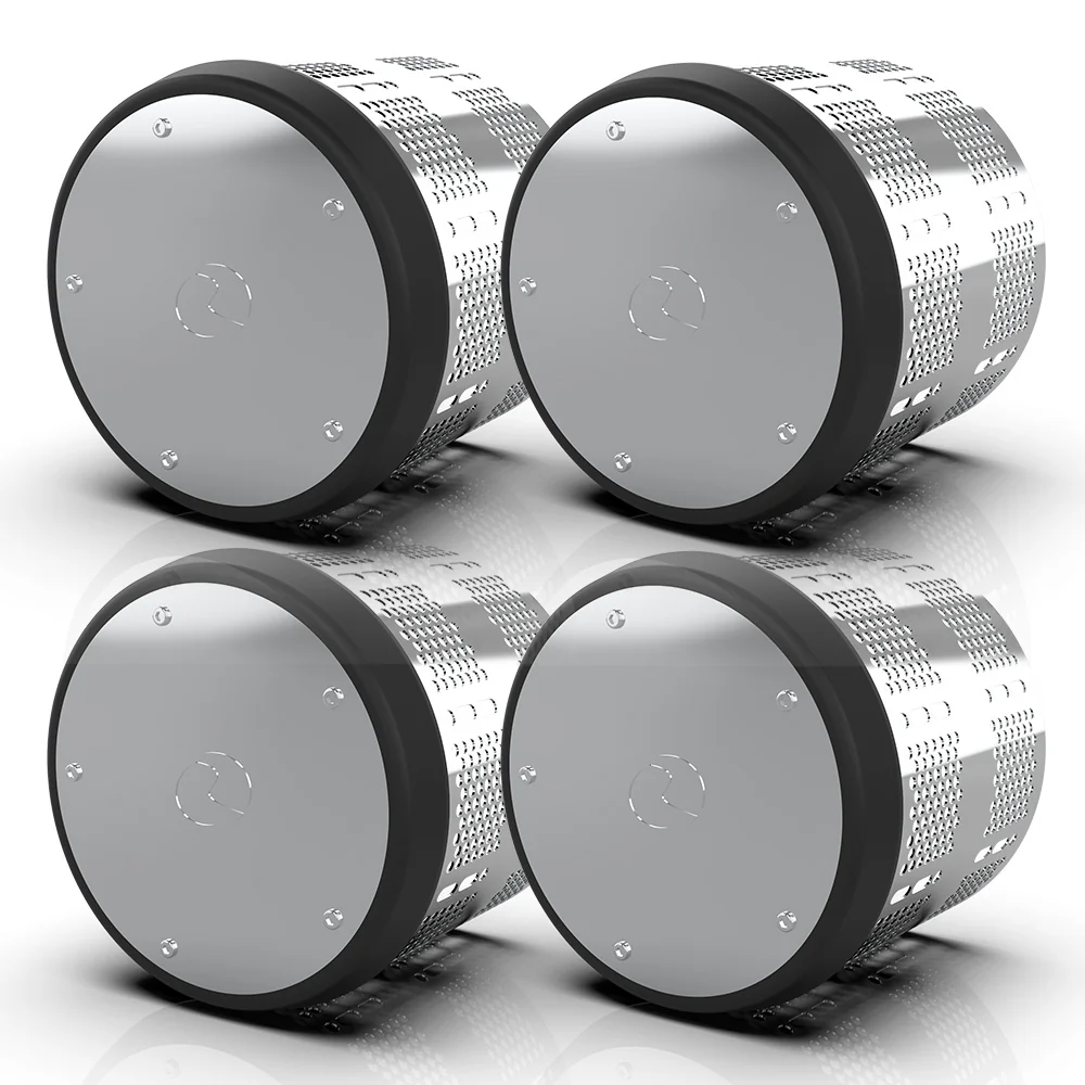 Hybrid Stainless Steel Black Paintable Taper Style Front or Rear Axle Cover Kit - Image 4
