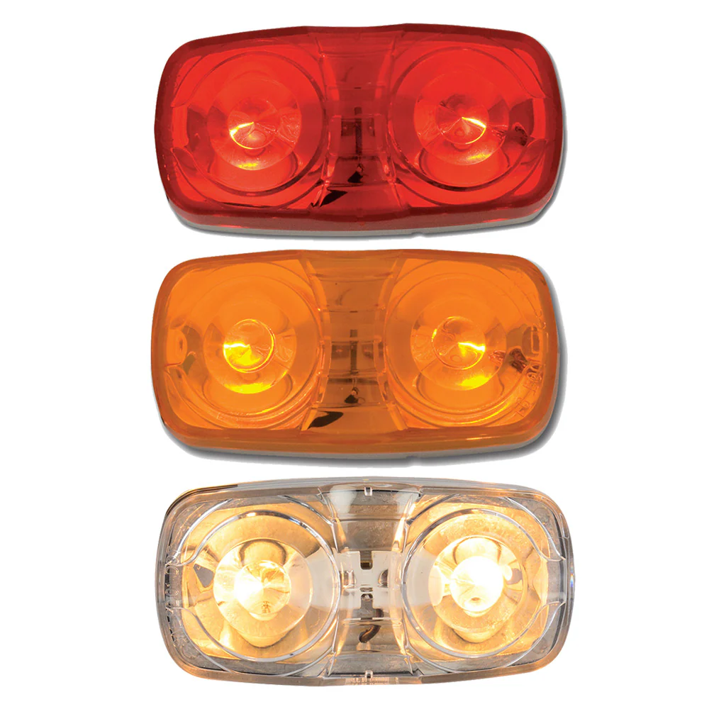 Incandescent Double Bubble Tiger Eye Marker Light