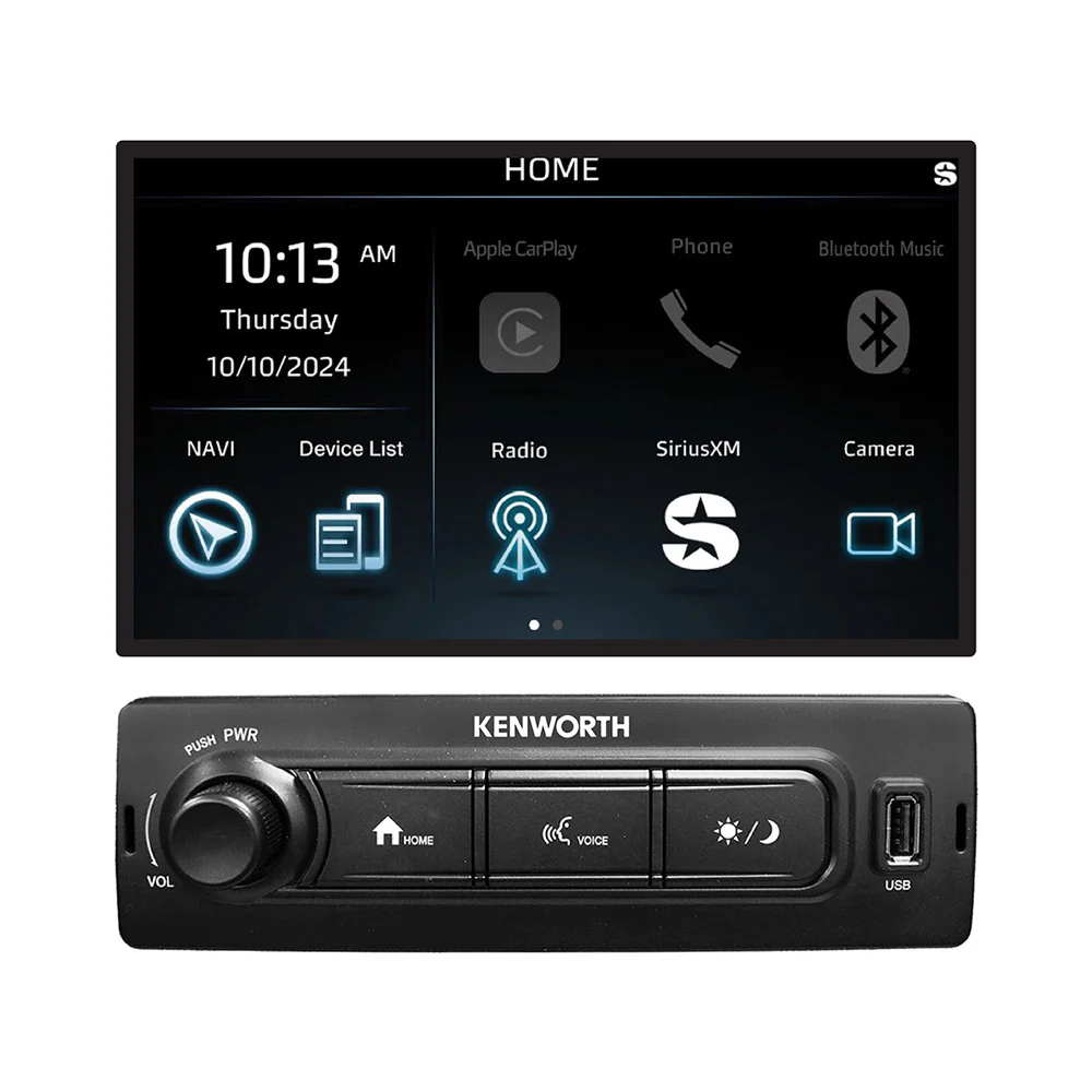 Infotainment System for Kenworth T800, W900, T170, T270, T370 and T470 models