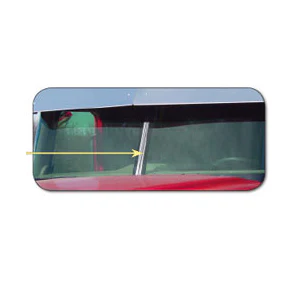 International 2 Piece Center Windshield Post Trim