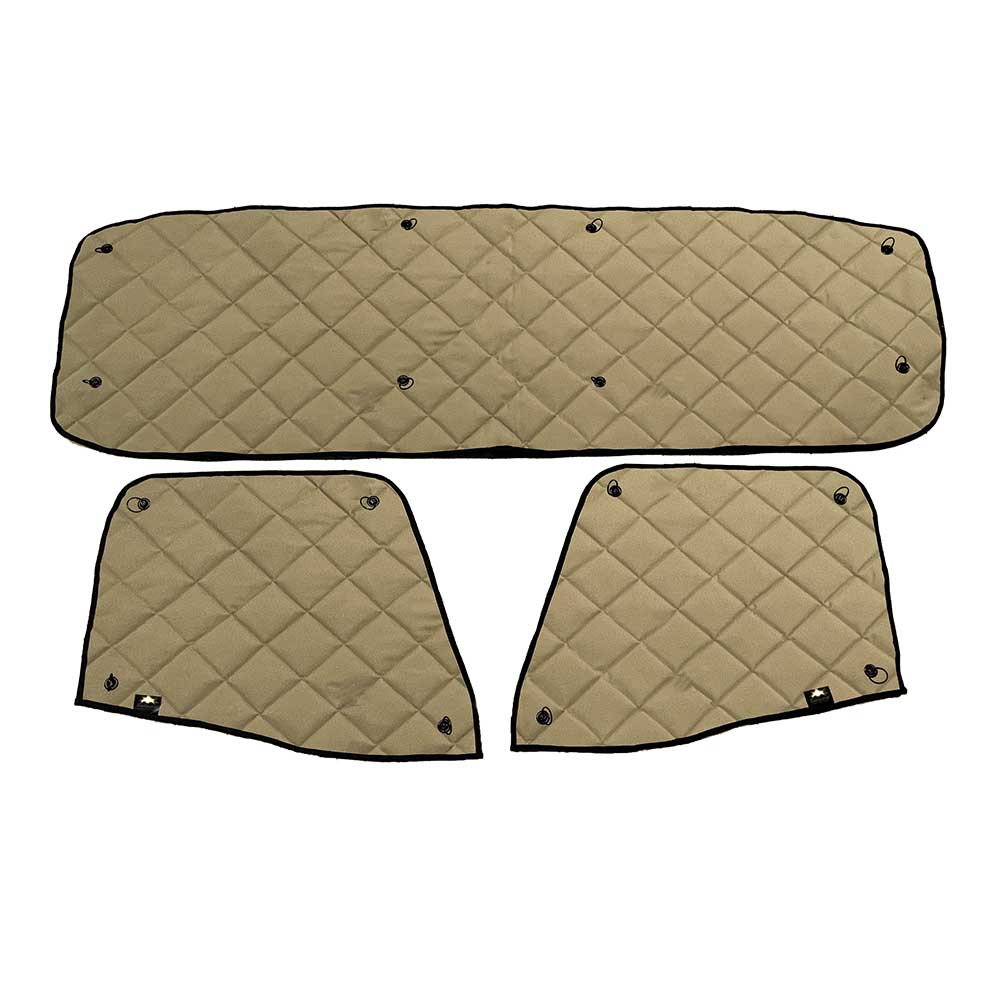 International 9100, 9100i, 9200, 9200i, 9400, 9400i, 9900, 9900i ZenEclipse Blackout Window Covers - Tan