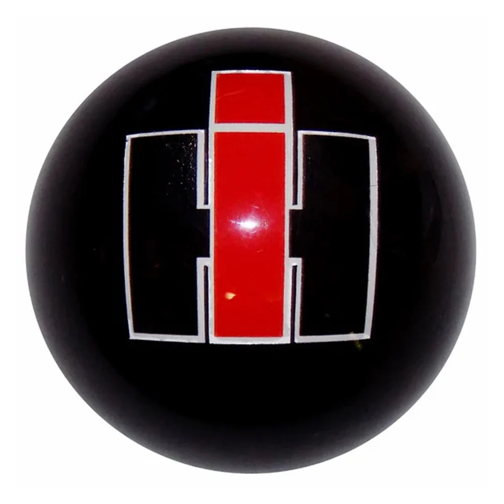 International IH Logo Black Air Brake Knob