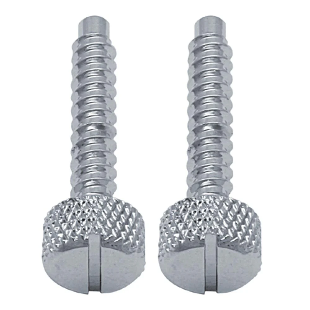 International Knurled Head and Sheet Metal Thread 1" Screws 2PK