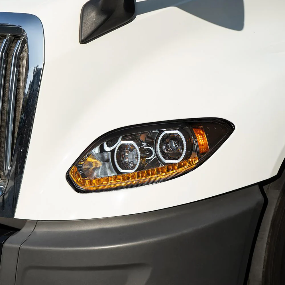 International LT 2018+ Black 17 LED Headlight - Image 2
