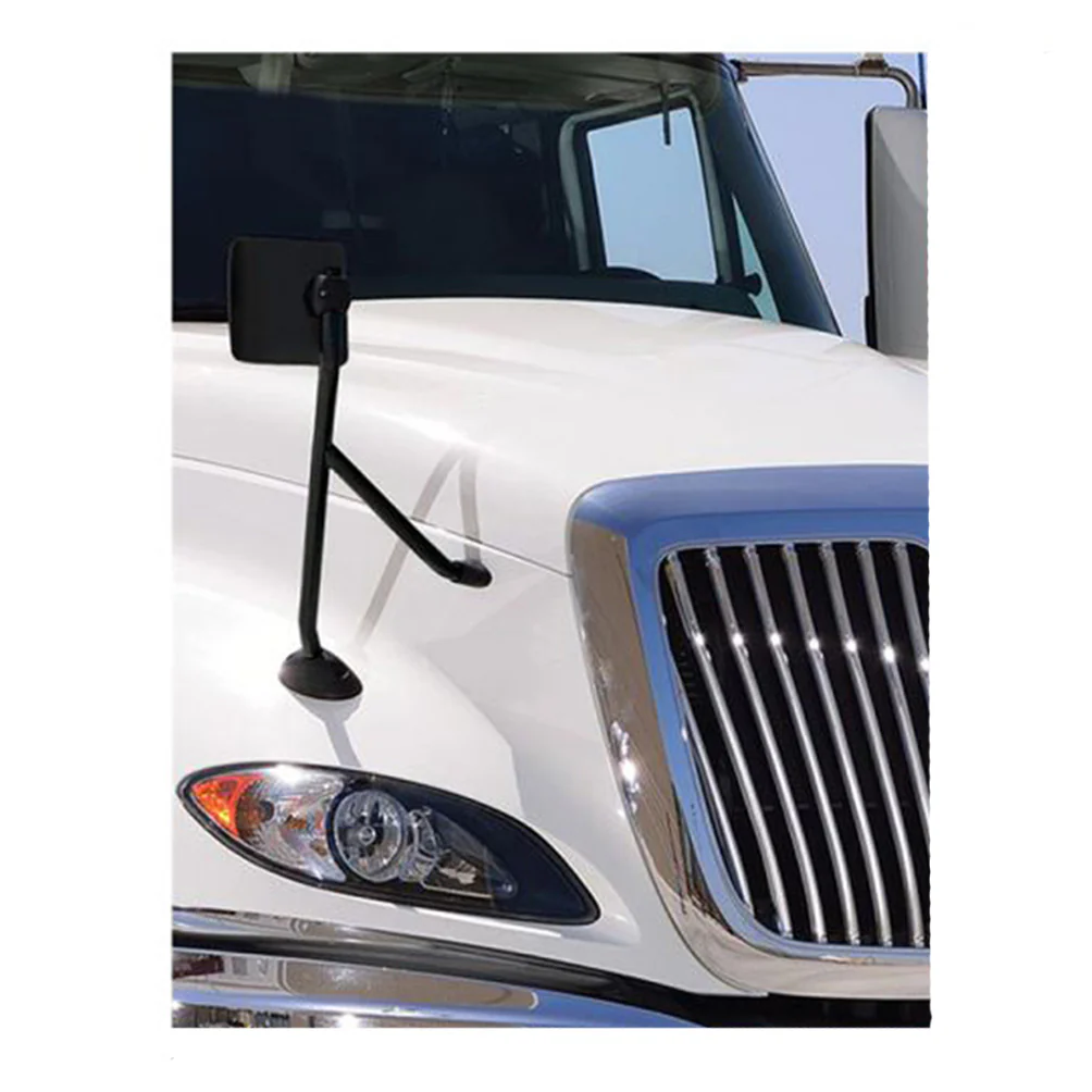 International Prostar 2006-2017 Black Hood Mirror Assembly - Image 6