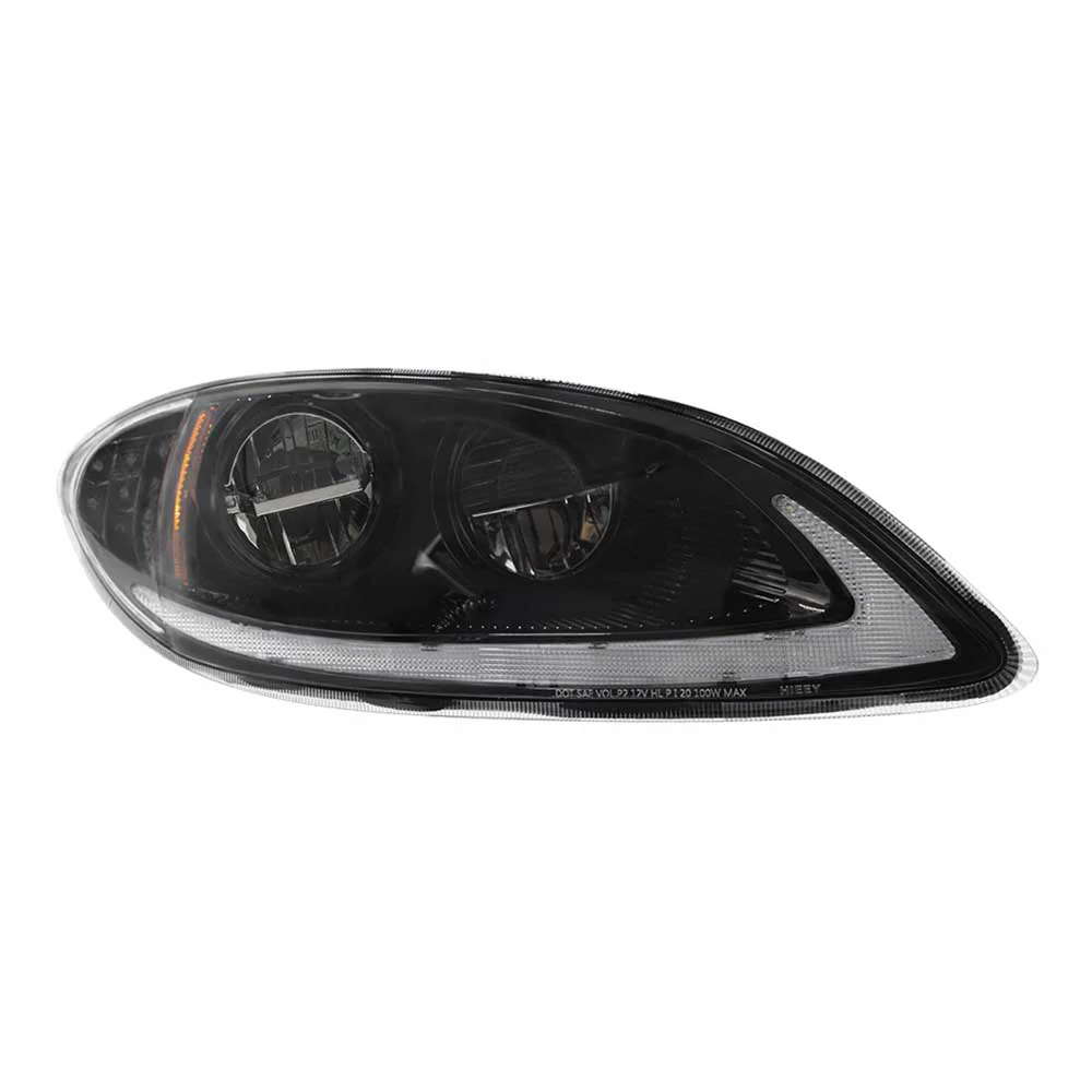 International Prostar 2006-2017 Blackout LED Headlight with LED Light Bar and Turn Signal - Image 9