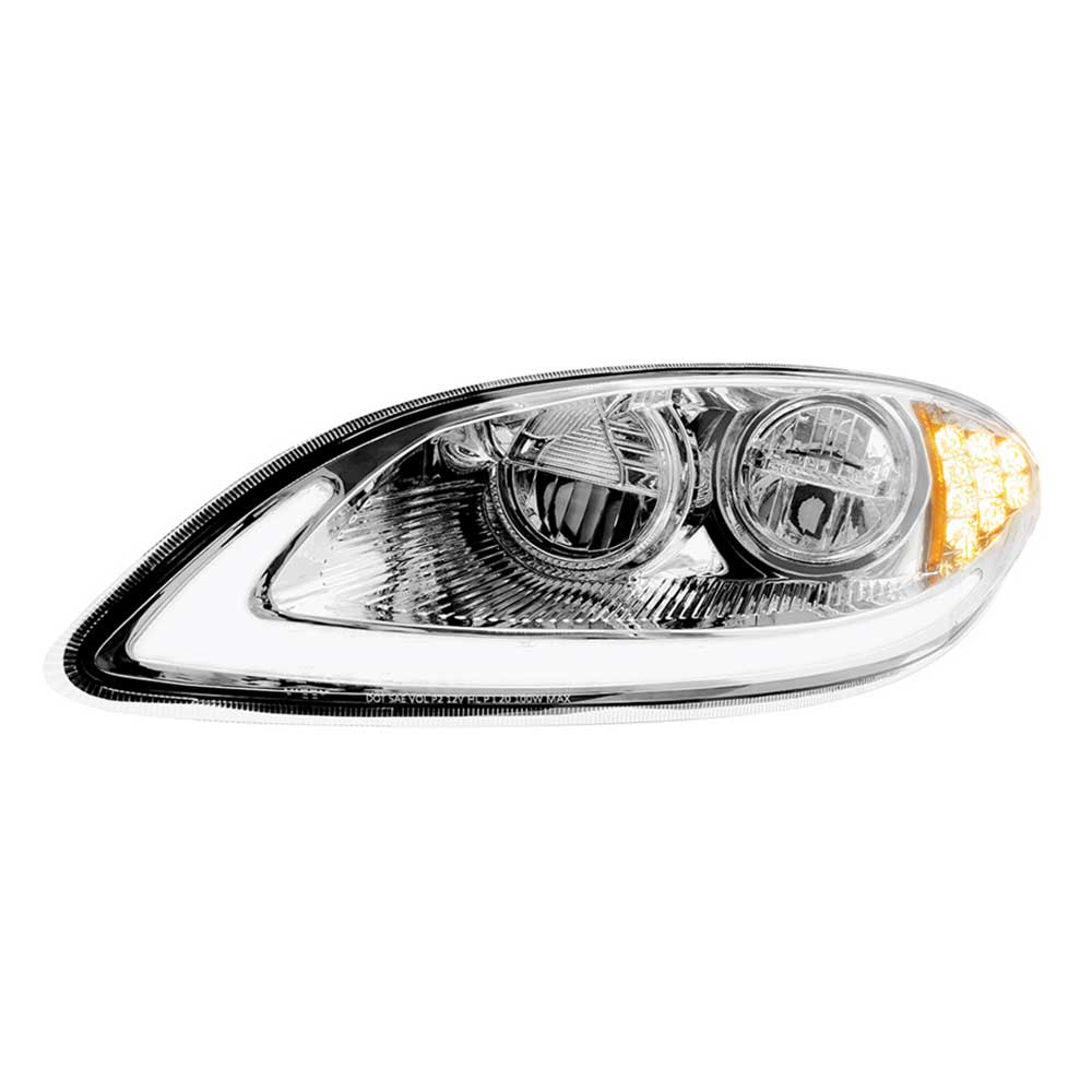 International Prostar 2006-2017 LED Headlight with LED Light Bar and Turn Signal - Image 6