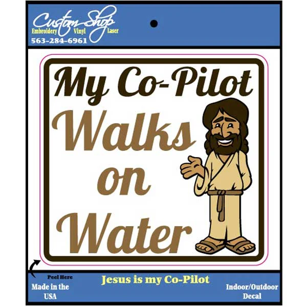 Jesus Is My Co-Pilot Decal