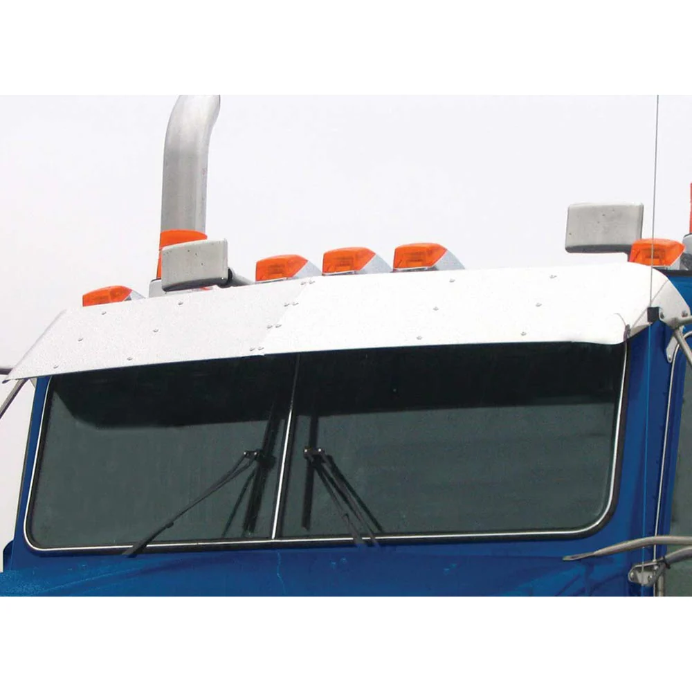 Kenworth 13" Stainless Steel Drop Visor - Image 2