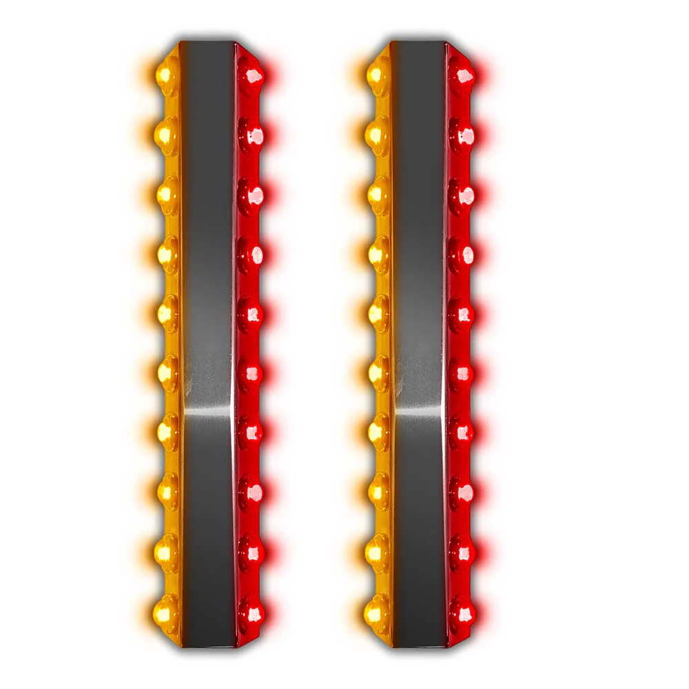Kenworth 18-1/2" Platinum Filter Bar with Ten 3/4" Light Holes (Per Side)