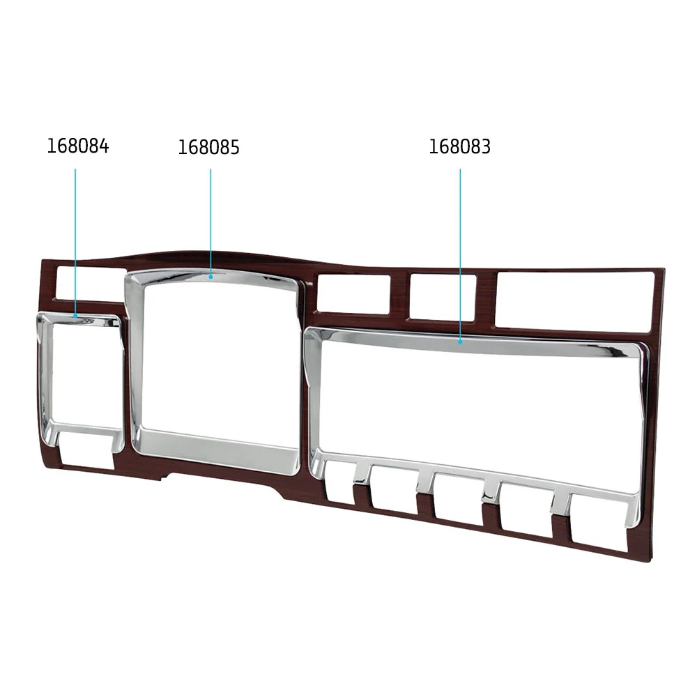 Kenworth 2006+ Chrome Right Dash Gauge Panel Trim - Image 4