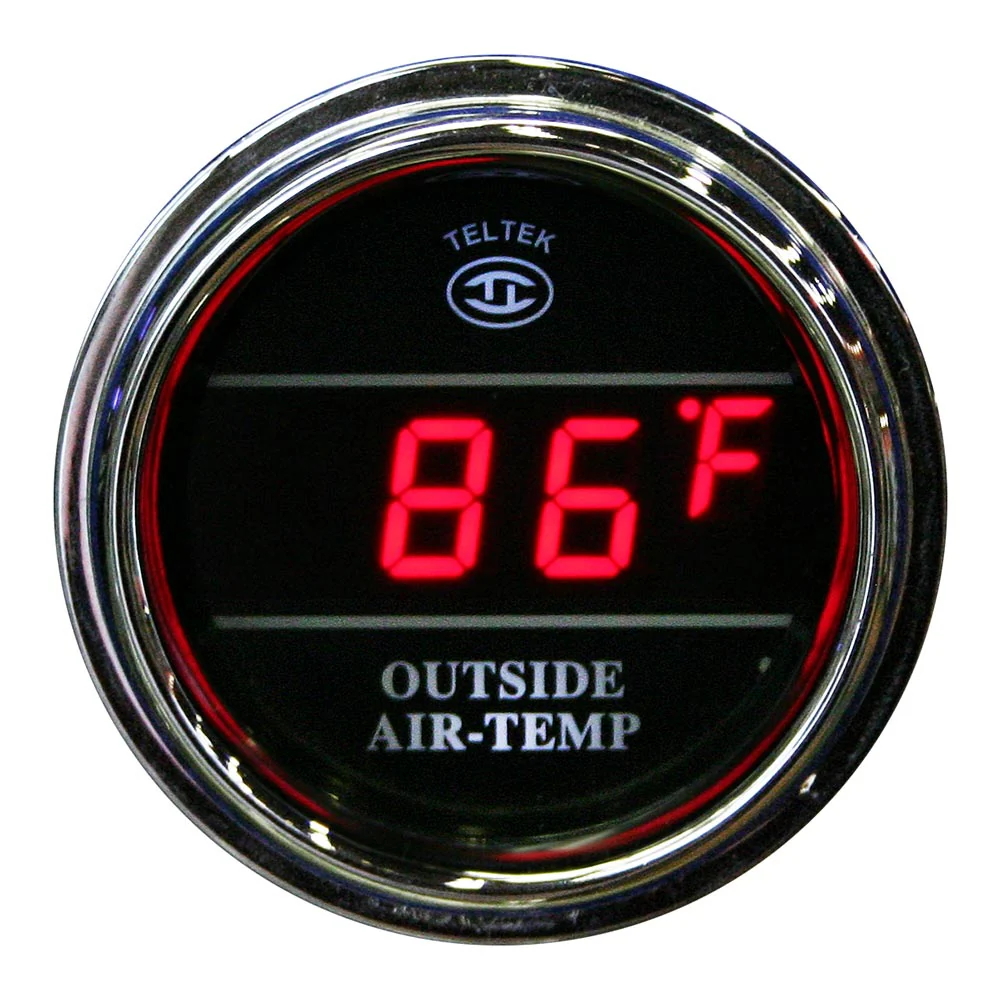 Kenworth 2006+ Outside Temperature Gauge Red