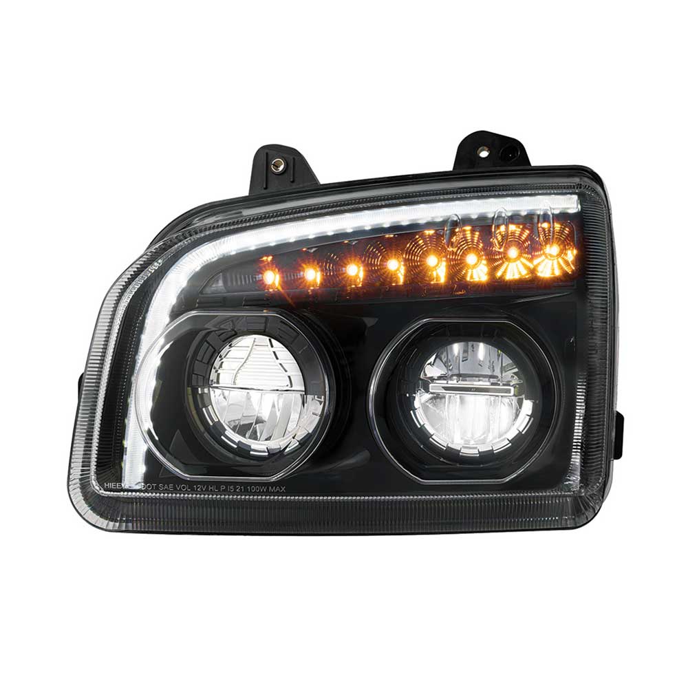 Kenworth 2015+ T880 Headlight with Turn Signal, Light Bar - Image 16