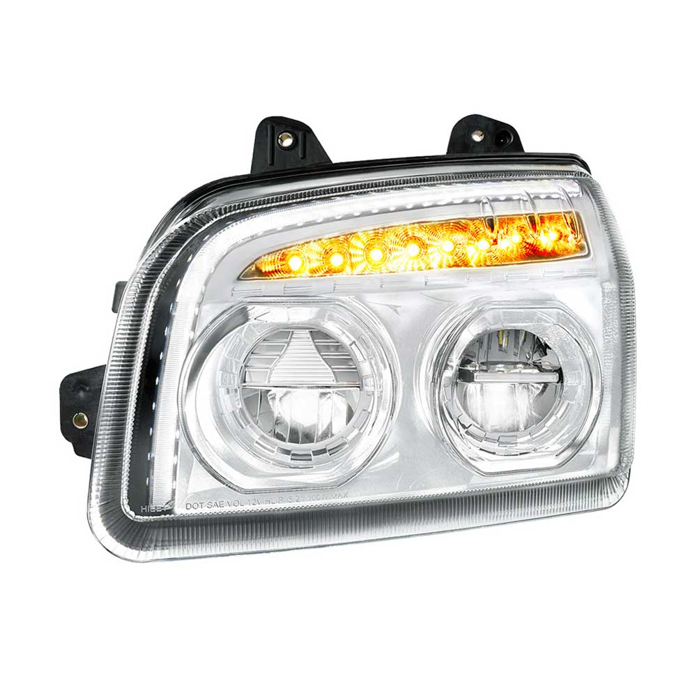 Kenworth 2015+ T880 Headlight with Turn Signal, Light Bar - Image 6