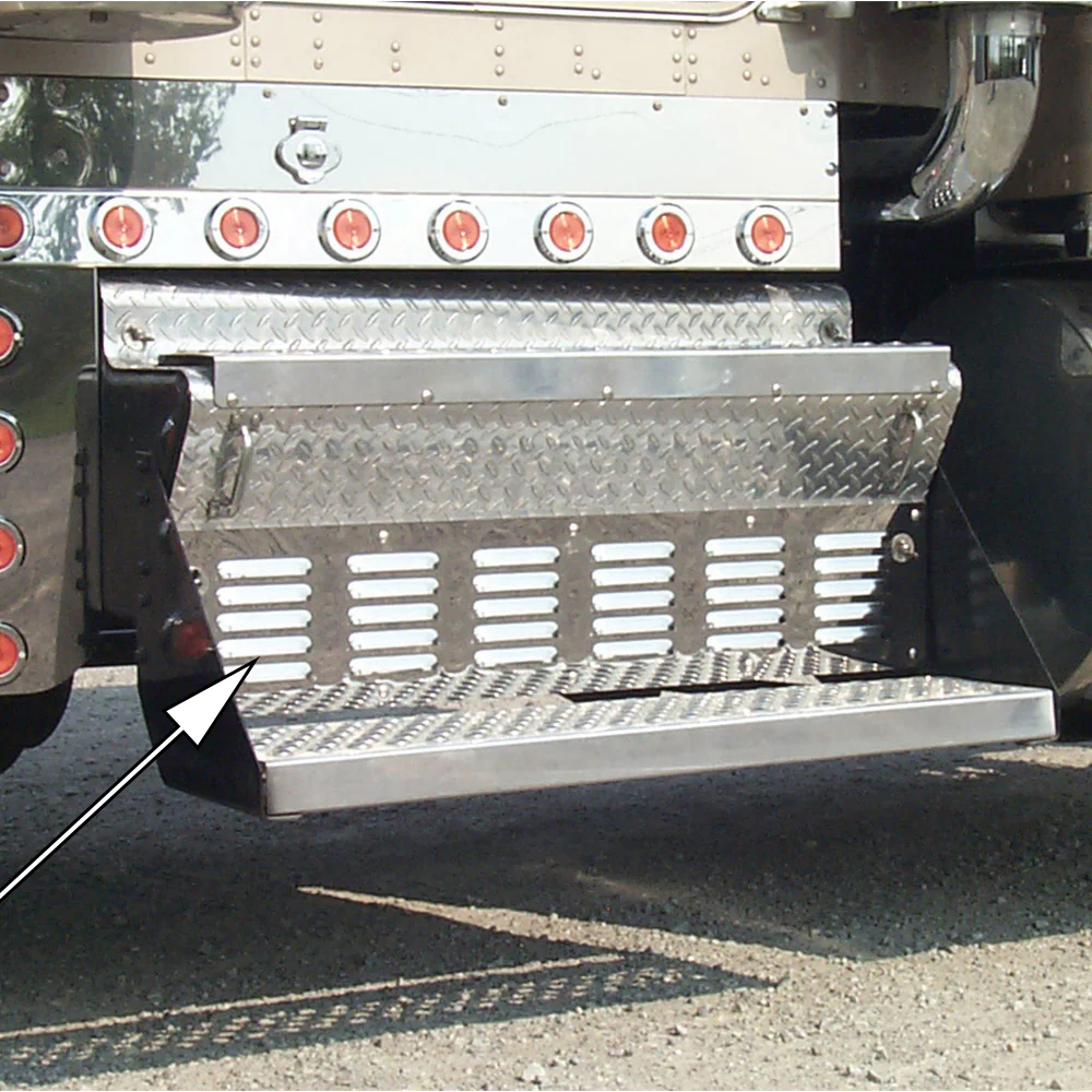 Kenworth 34" Louvered Battery Box Cover - Image 2