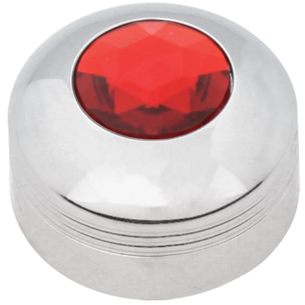 Kenworth Chrome AC/Heater Knob with Jewel - Image 3