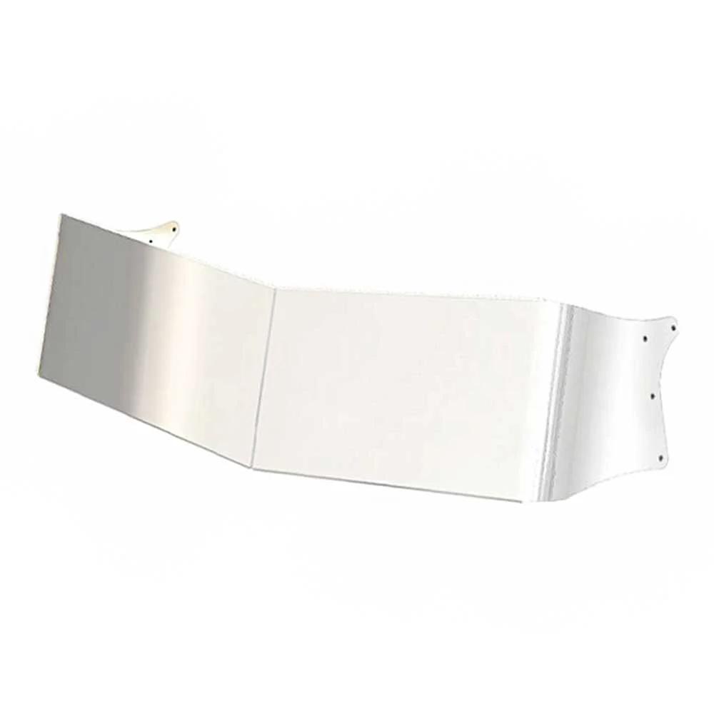 Kenworth Curved Windshield 13" 304 SS Rival Straight Drop Visor