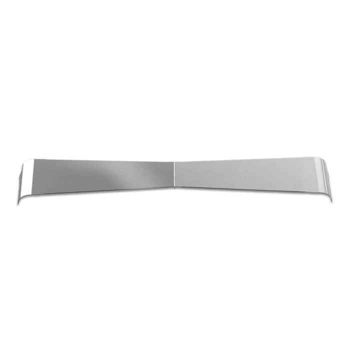Kenworth Curved Windshield 8" - 6" 304 SS Contender Bow-Tie Visor - Image 2