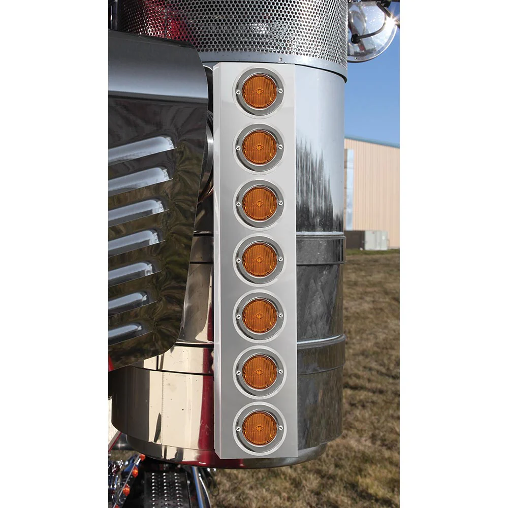 Kenworth Front Air Cleaner Light Bars with 2" LEDs