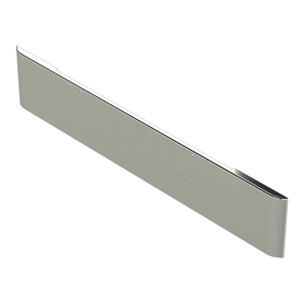 Kenworth K100E 18-Inch Texas Square Chrome Bumper - Image 2