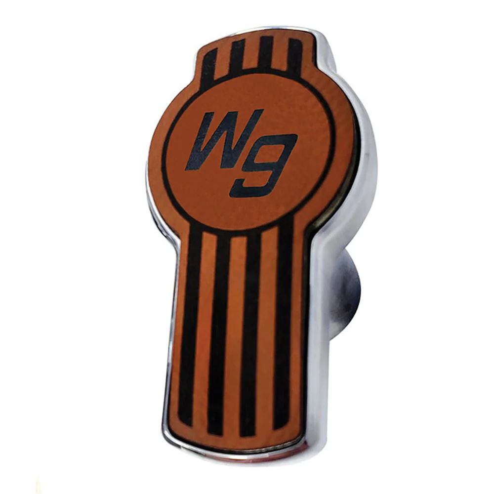 Kenworth Leather Keyhole Air Valve Knobs - Image 3