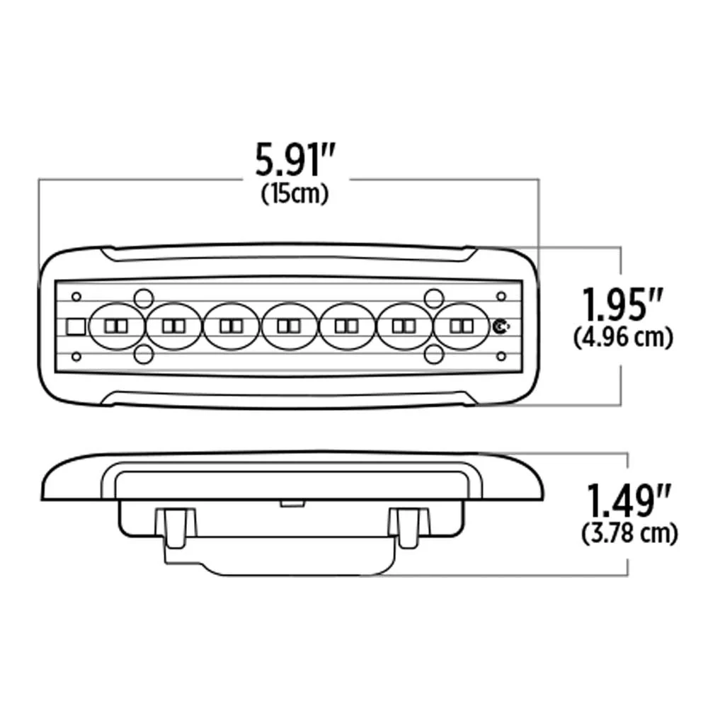Kenworth LED 6 Color Dome Light with 6 Color Auxiliary LED Light - Image 2