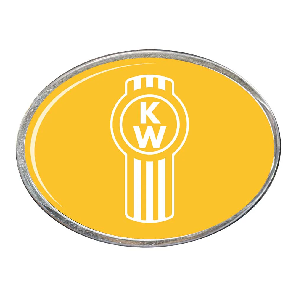Kenworth Logo Oval Billet Aluminum with Resin Belt Buckle - Image 10