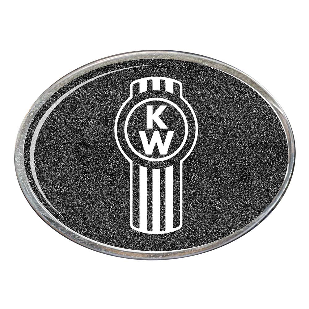 Kenworth Logo Oval Billet Aluminum with Resin Belt Buckle - Image 11
