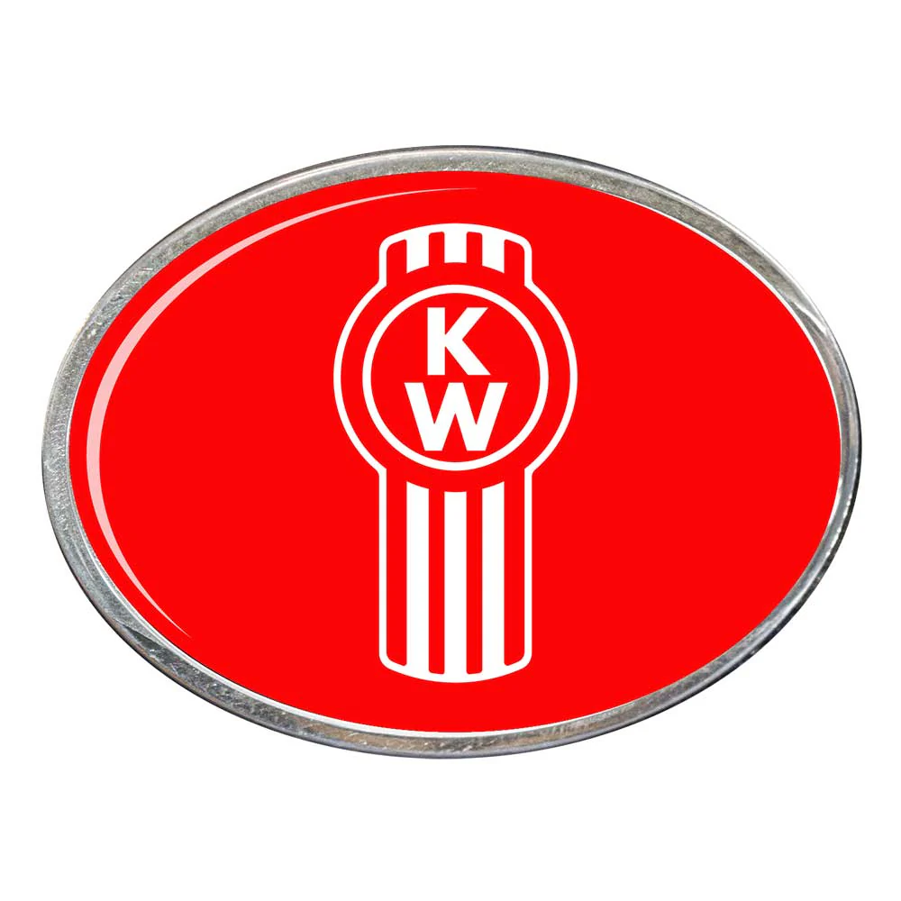 Kenworth Logo Oval Billet Aluminum with Resin Belt Buckle - Image 14