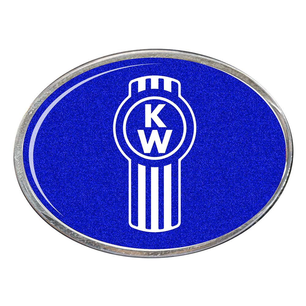 Kenworth Logo Oval Billet Aluminum with Resin Belt Buckle - Image 15