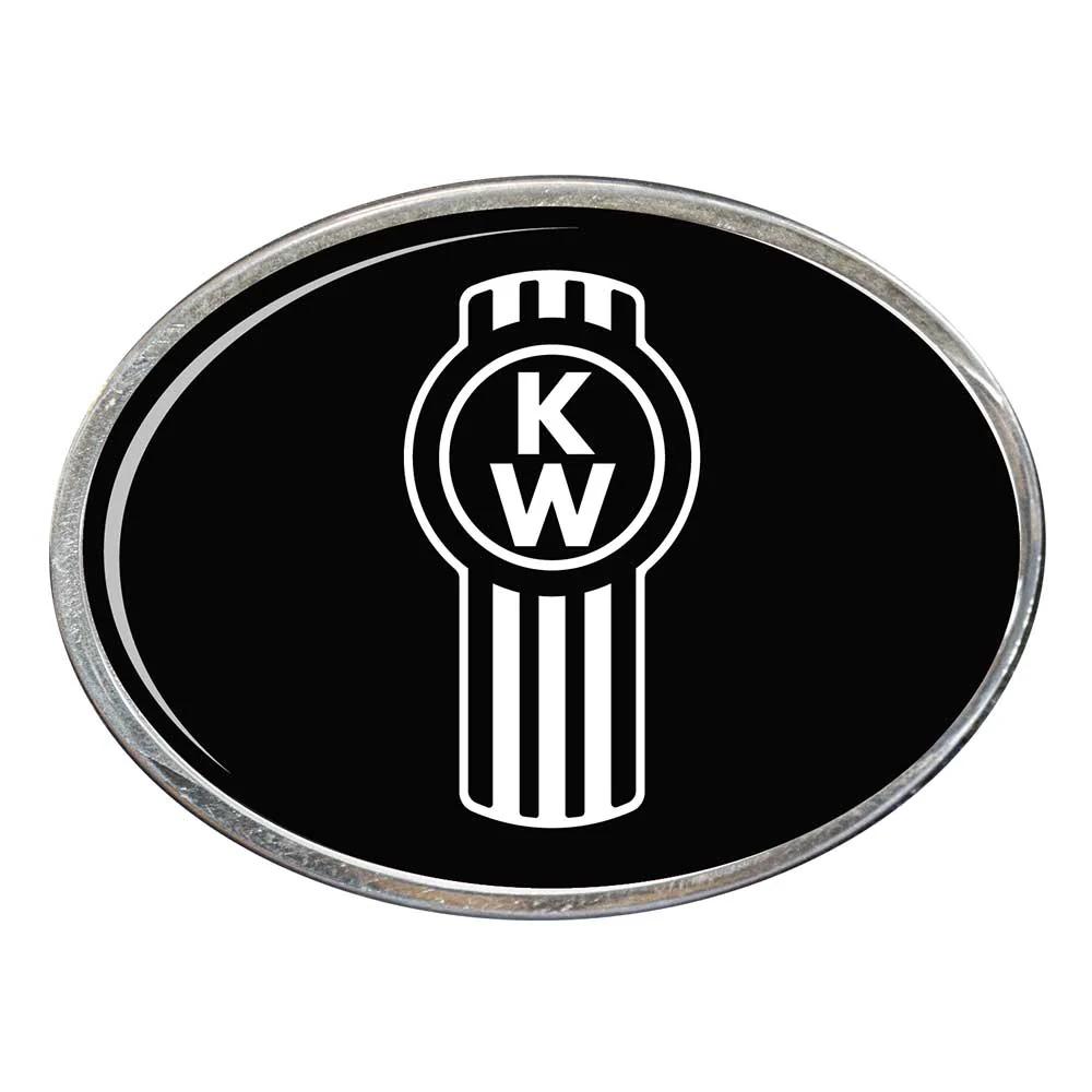 Kenworth Logo Oval Billet Aluminum with Resin Belt Buckle - Image 8