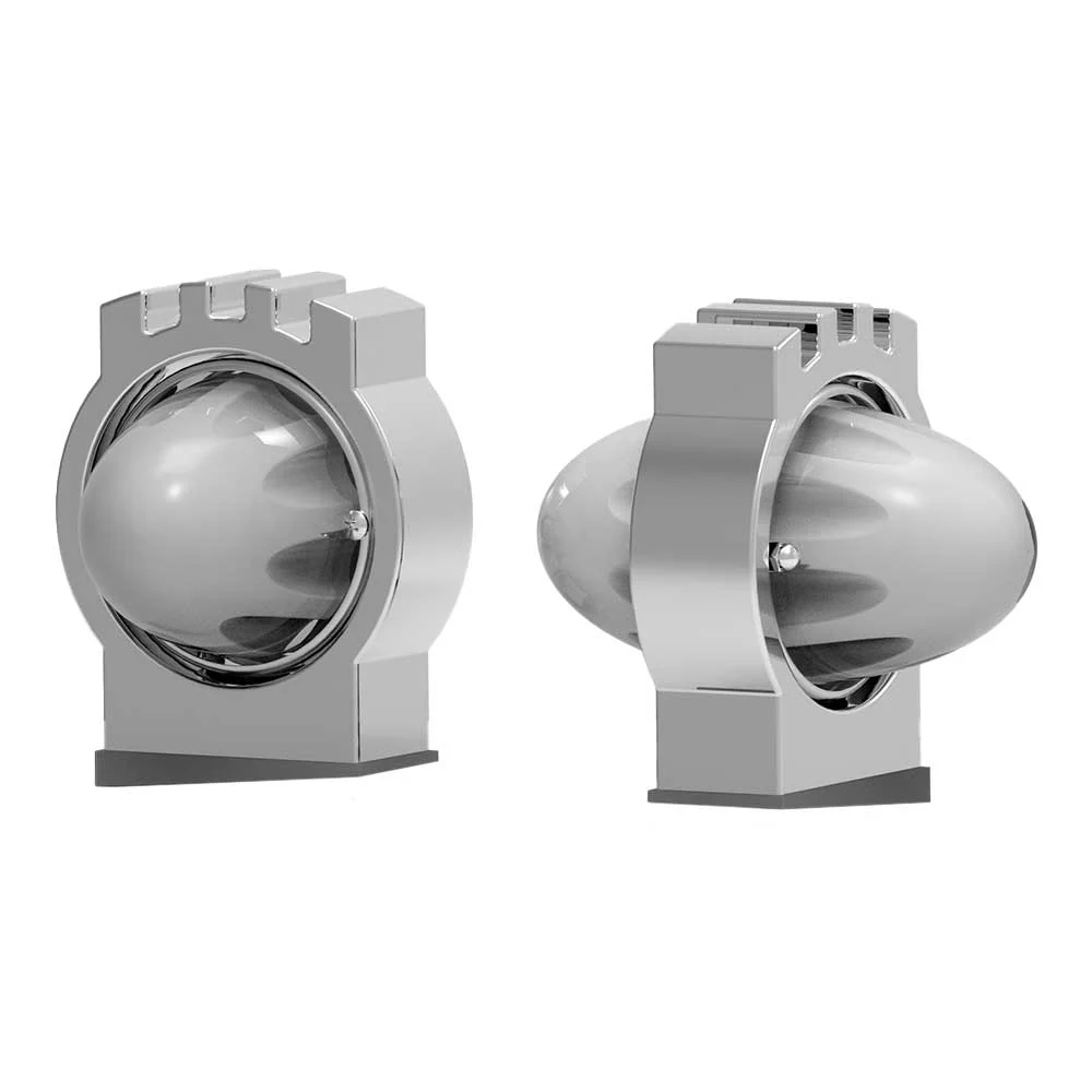 Kenworth Logo Shaped Stainless Steel Turn Signal GLO Watermelon LED Lights - Image 6