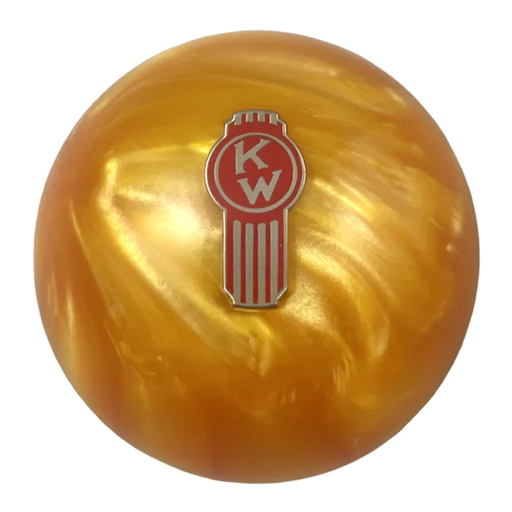 Kenworth Old Style Logo Pearl Airbrake Knob - Image 7