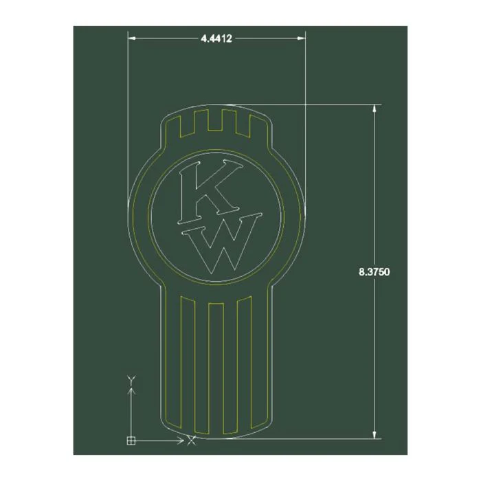 Kenworth Original Printed Emblem - Image 9