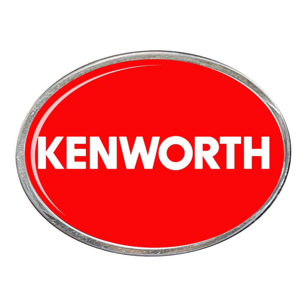Kenworth Oval Billet Aluminum with Resin Belt Buckle - Image 12