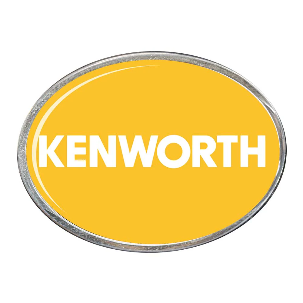 Kenworth Oval Billet Aluminum with Resin Belt Buckle - Image 9