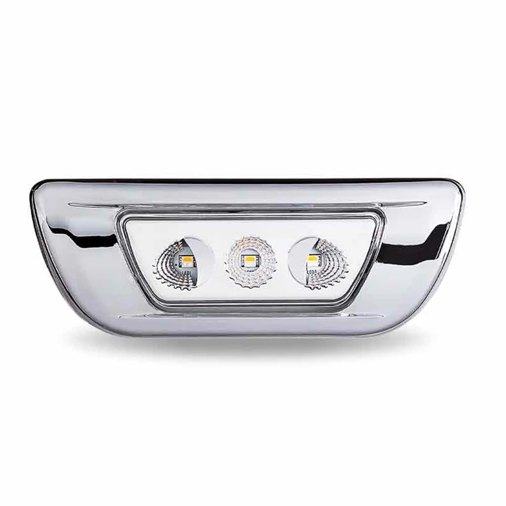 Kenworth/Peterbilt Dual Revolution Amber LED Turn & Marker to Auxiliary Cab LED Light - Image 5