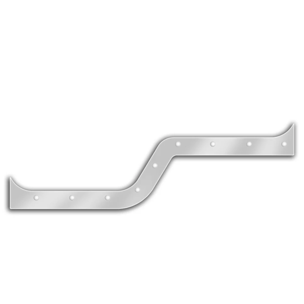 Kenworth SS Daylight Door Contoured Exterior Trim w/Dimple