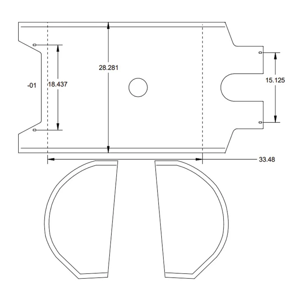 Kenworth SS DEF Tank Cover 27 Gallon - Image 2