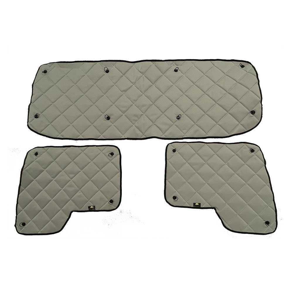 Kenworth T170, T270, T300, T370, T440, T470, T600, T660, T800, W900 DayLite Door ZenEclipse Blackout Window Covers - Grey - Image 2