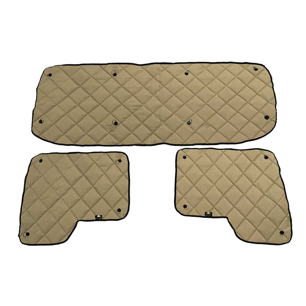 Kenworth T170, T270, T300, T370, T440, T470, T600, T660, T800, W900 DayLite Door ZenEclipse Blackout Window Covers - Tan