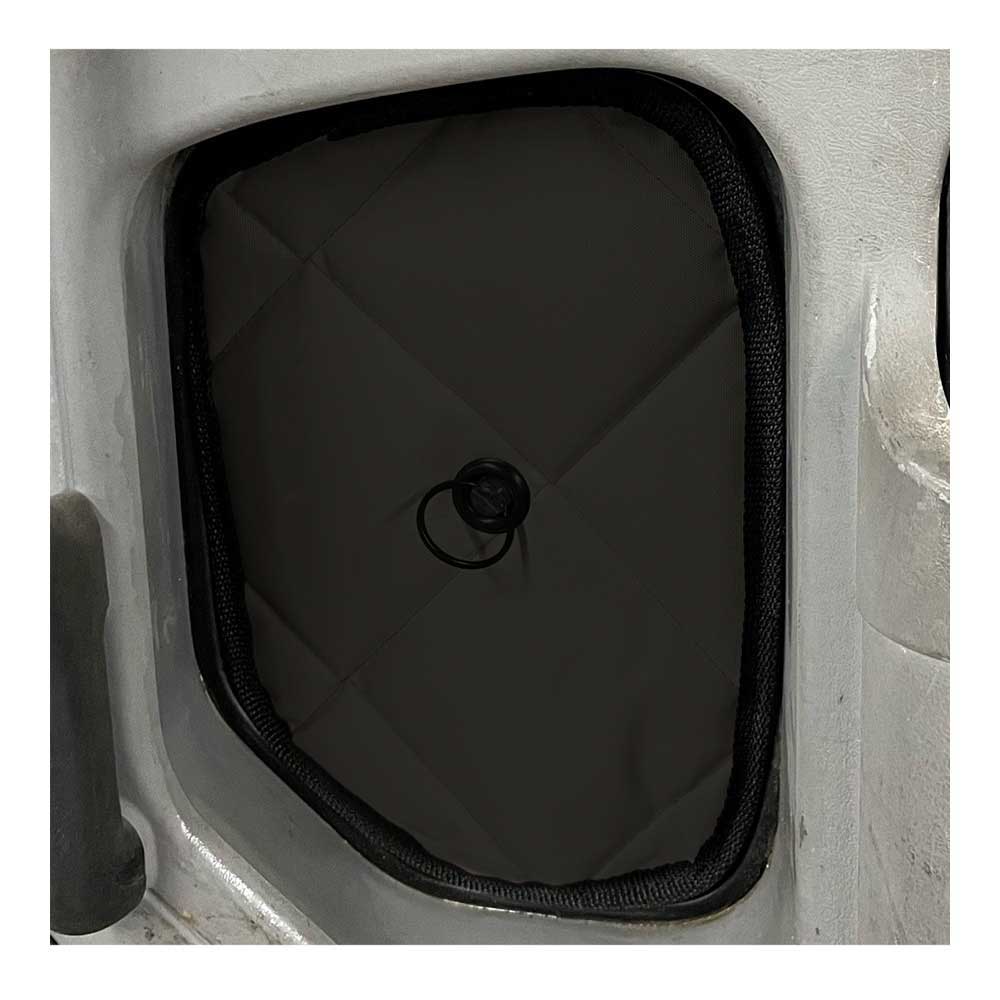 Kenworth T400, T450, T600, T800, W900 ZenEclipse Blackout Window Covers with Peeper - Black - Image 10