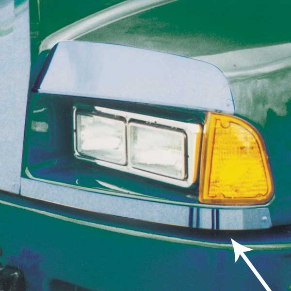 Kenworth T600 Below Headlight Fender Guards