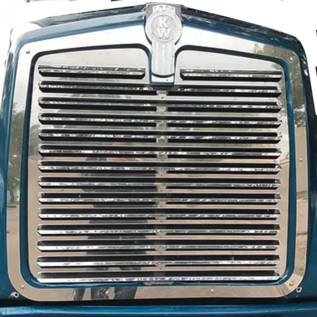 Kenworth T600 Stainless Steel Louvered Grill
