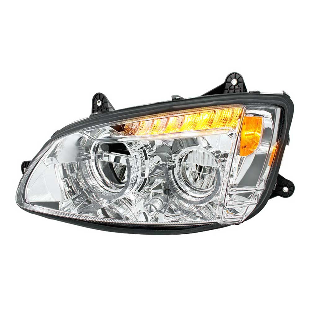 Kenworth T660 2008-2017 LED Headlight with LED Turn Signal and Position Light Bar - Image 10