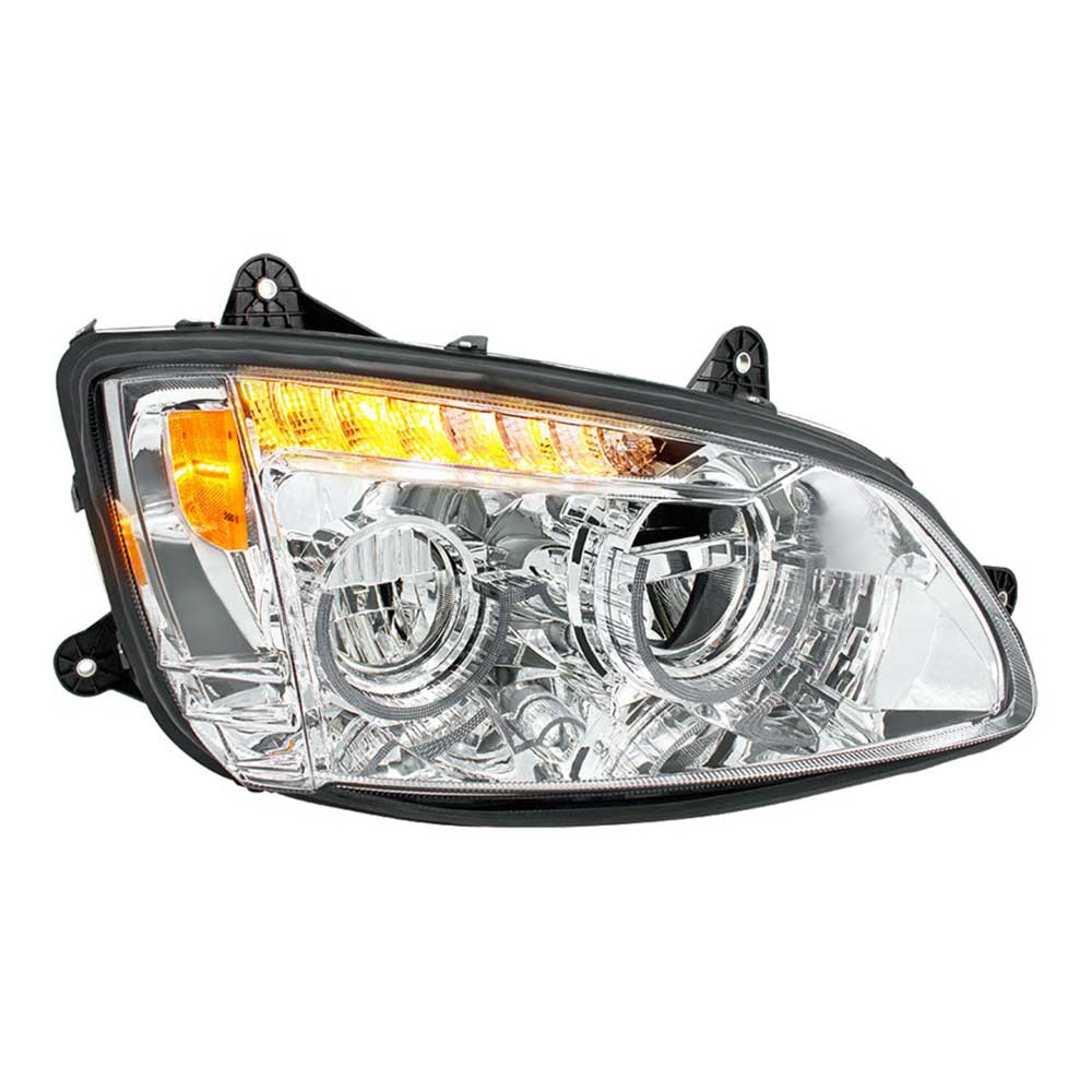 Kenworth T660 2008-2017 LED Headlight with LED Turn Signal and Position Light Bar - Image 11