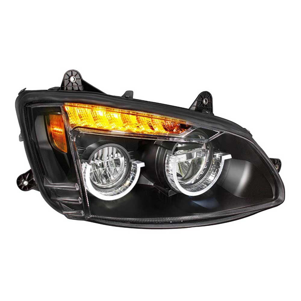 Kenworth T660 2008-2017 LED Headlight with LED Turn Signal and Position Light Bar - Image 13