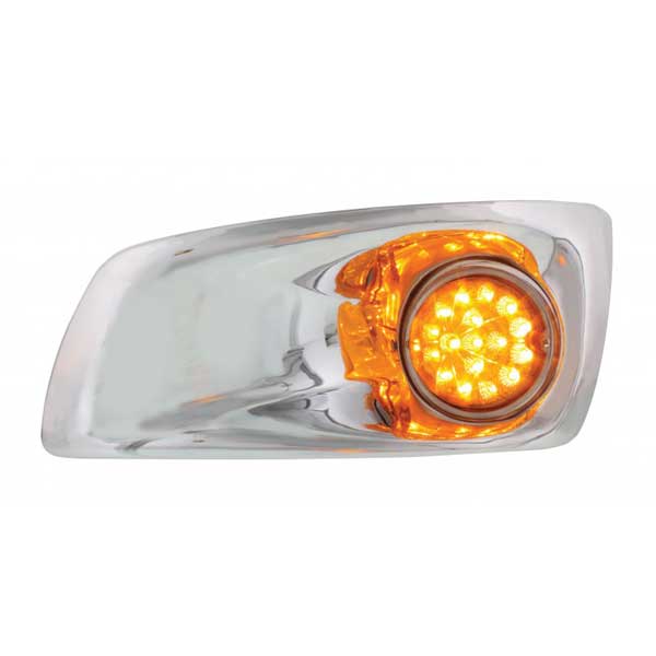 Kenworth T660 Front Bumper Light with Bezel