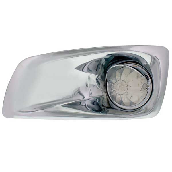 Kenworth T660 Front Bumper Light with Visor - Image 2